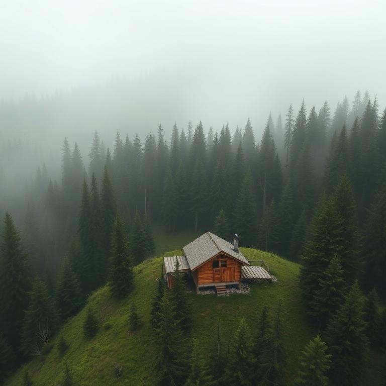 Cabana isolada